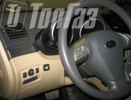 ГБО на Subaru B9 Tribeca - На кнопку переключения режимов бензин/газ выведен  уровень газа в баллоне