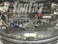 ГБО на Nissan Tiida - Подкапотная компановка