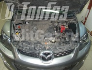 ГБО на Mazda CX-7 - Подкапотная компановка