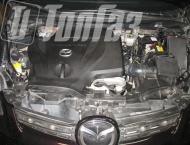 ГБО на Mazda CX-7 - Подкапотная компоновка