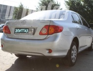 ГБО на Toyota Corolla - Общий вид сзади
