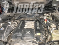 ГБО на Mercedes Benz E420 - Подкопотная компановка
