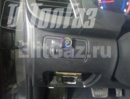 ГБО на Hyundai Solaris - Кнопка переключения газ/бензин