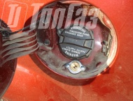 ГБО на Hyundai Tucson  - Заправочное устройство выведено под лючок бензобака