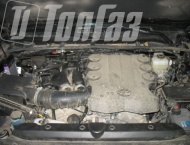 ГБО на Toyota 4runner - Подкапотная компоновка газового оборудования