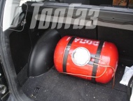 ГБО на Suzuki Grand Vitara - Баллон газовый 55 литров без декоративного короба