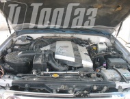 ГБО на Toyota Land Cruiser 100 - Подкапотная компоновка газового оборудования