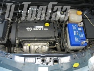ГБО на Opel Astra - Подкапотная компоновка