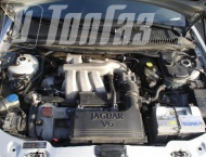 ГБО на Jaguar X-TYPE - Подкапотная компоновка