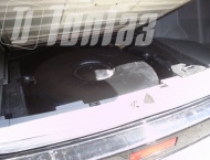 ГБО на Nissan X-Treil - Установлен газовый баллон в нишу запаски объемом 79 литров