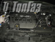 ГБО на Toyota Corolla - Подкопотная компановка