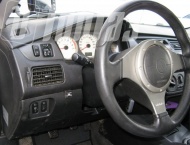 ГБО на Mitsubishi Lancer 9 - Кнопка индикации и переключения режимов работы размещена слева от рулевой колонки